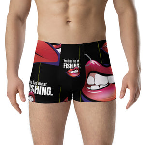 "You had me at FISHING" Boxer Briefs