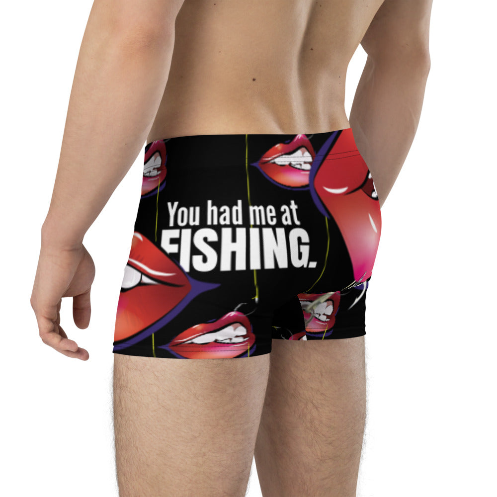 "You had me at FISHING" Boxer Briefs