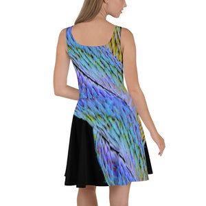 Psychedelic  Bowline Dress — Black