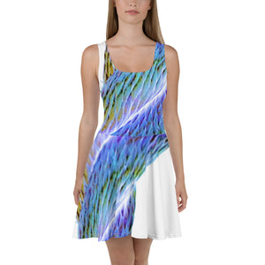 Psychedelic Bowline Dress — White