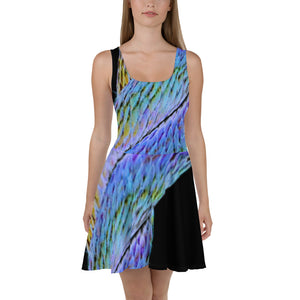 Psychedelic  Bowline Dress — Black