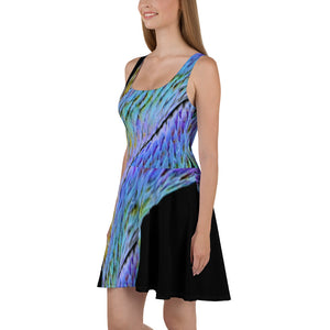 Psychedelic  Bowline Dress — Black