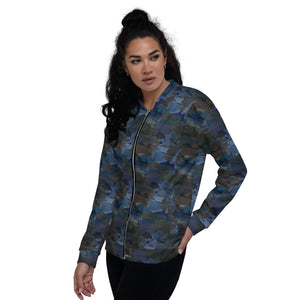 Fishotopia Signature Dark Bomber Jacket