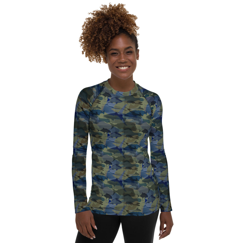 Fishotopia Signature Camo Women's Rashie