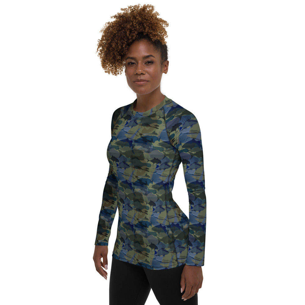 Fishotopia Signature Camo Women's Rashie